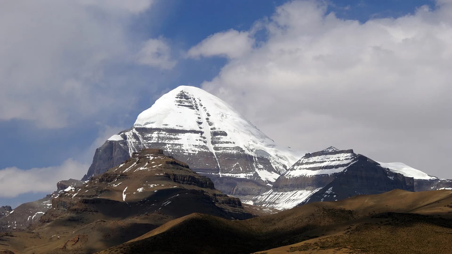 Mount Kailash, the goal of the Mansarovar yatra