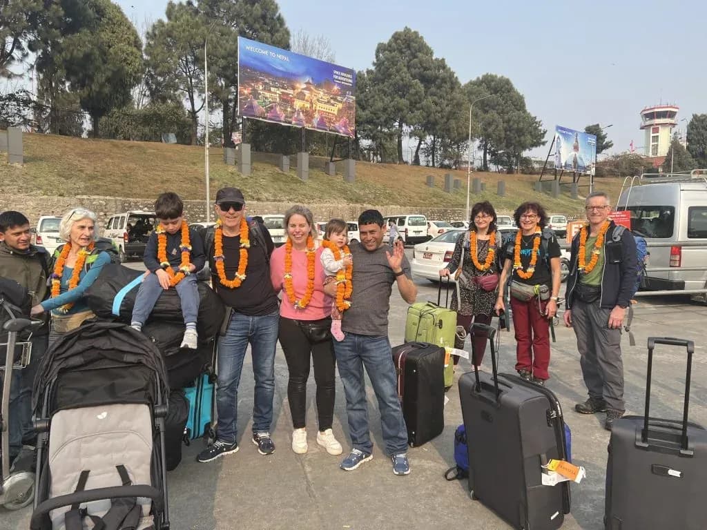 arrived at TIA