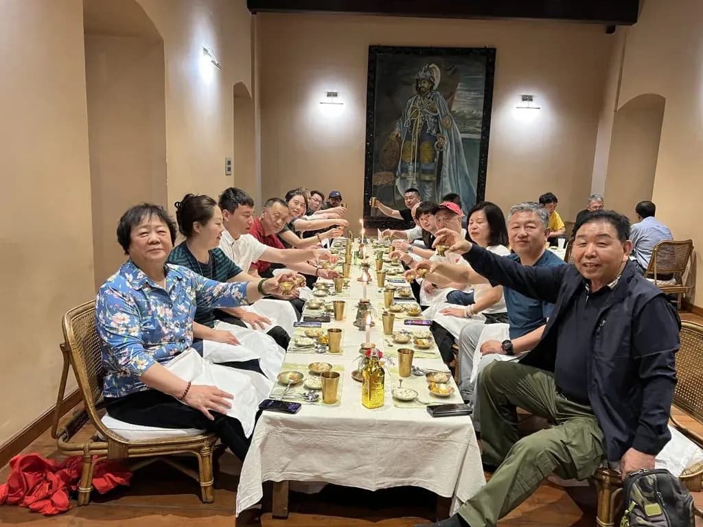 lunch and trip briefing