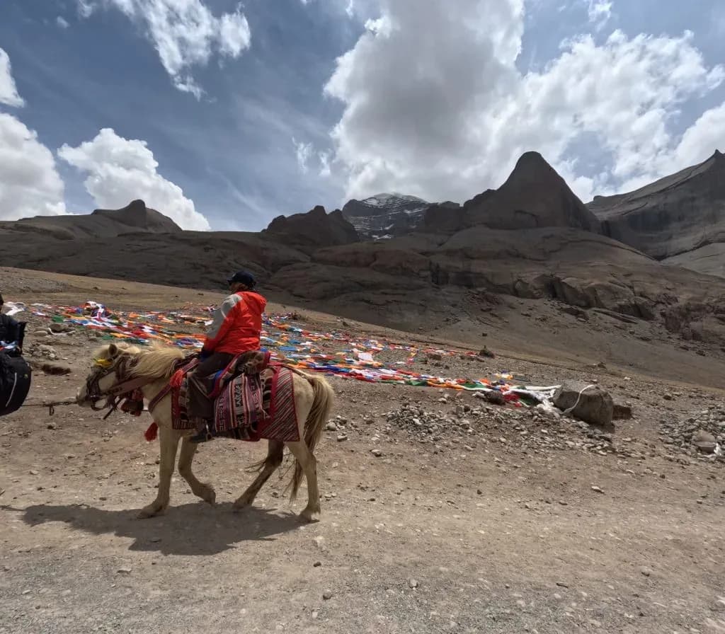 kailash yatra on horse from darchen to dirapuk
