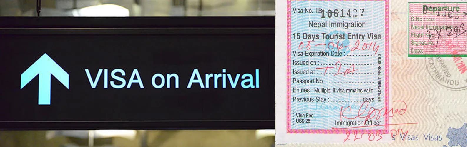 visa on arrival in nepal