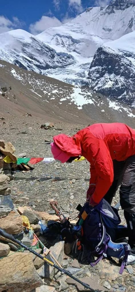 Dhaulagiri trekking during french pass