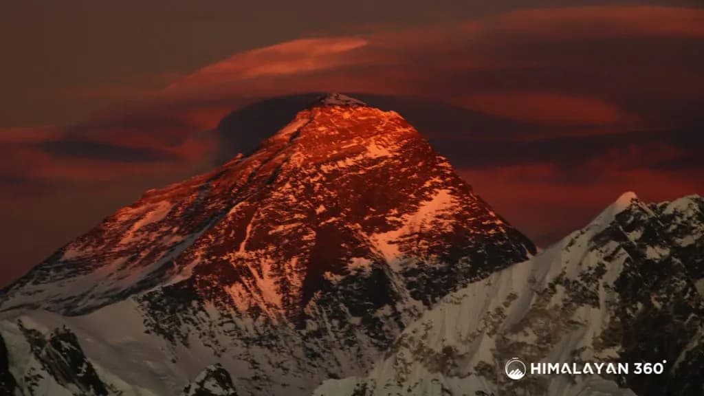 Mt.Everest During Sunrise
