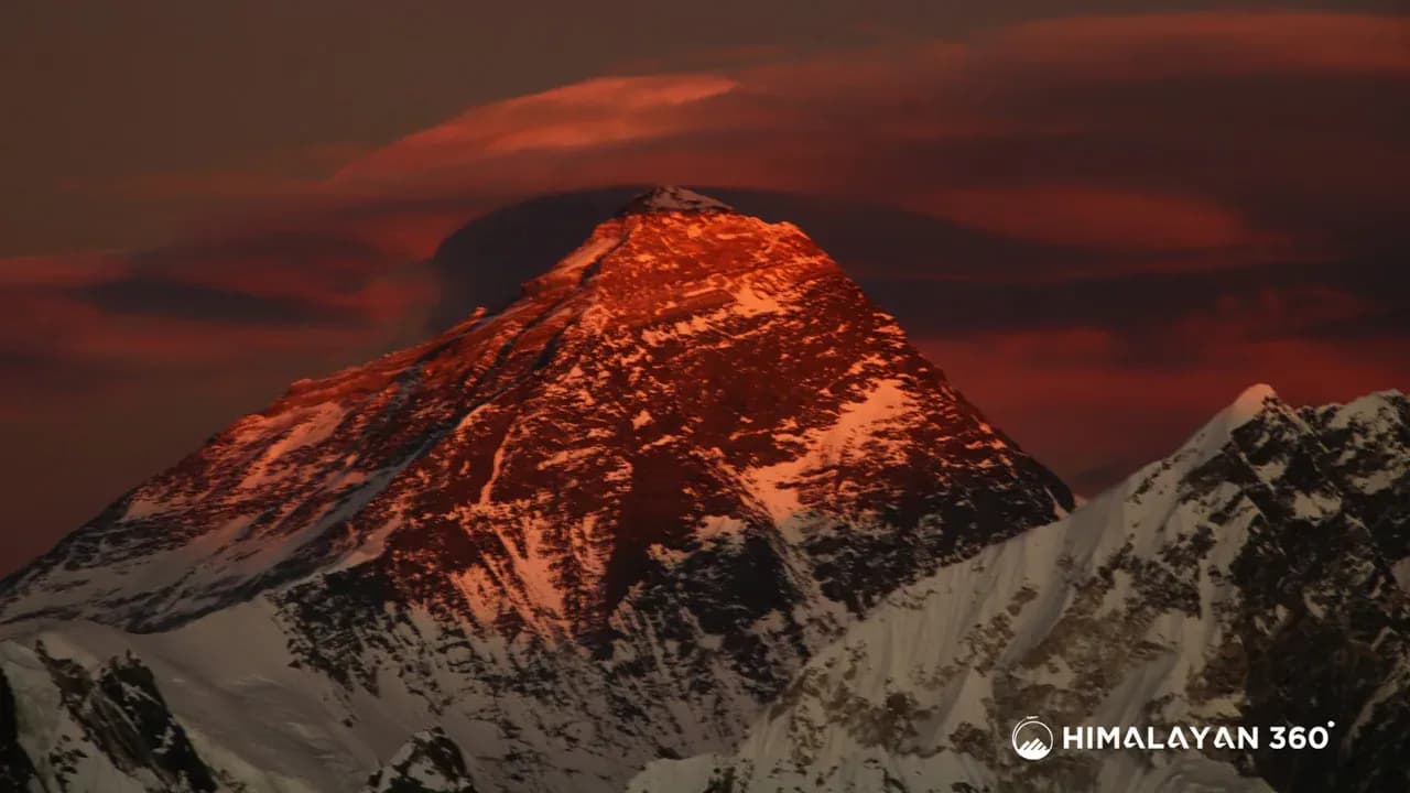 Mt.Everest During Sunrise