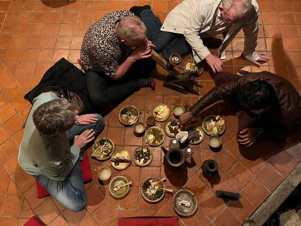 Kathmandu food tour during night time