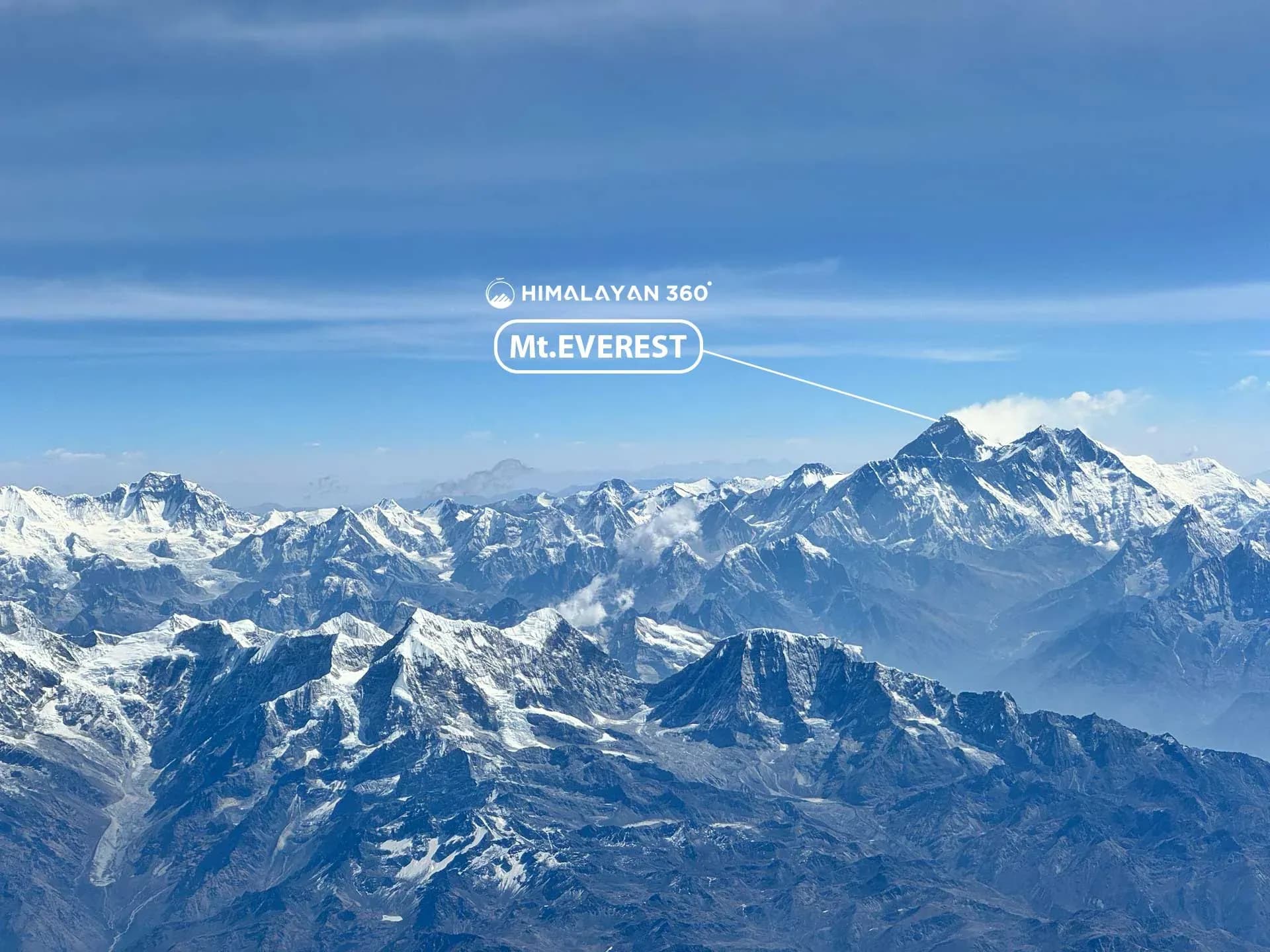 Everest mountain Flight by Himalayan 360