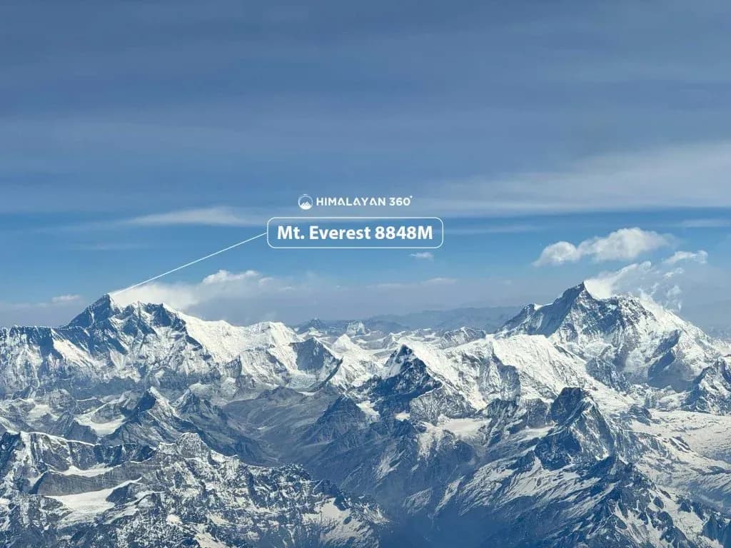 Mt flights from kathmandu TIA airport by himalayan 360