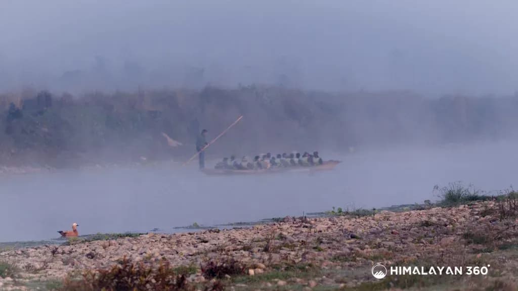 Foggy Boat Ride In Nepal Tour