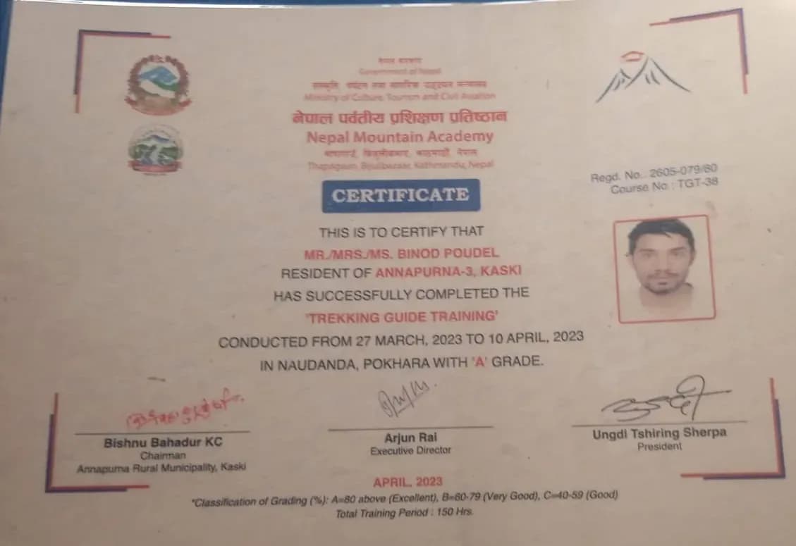 Mr. Binod Poudel, photo 5 of 6