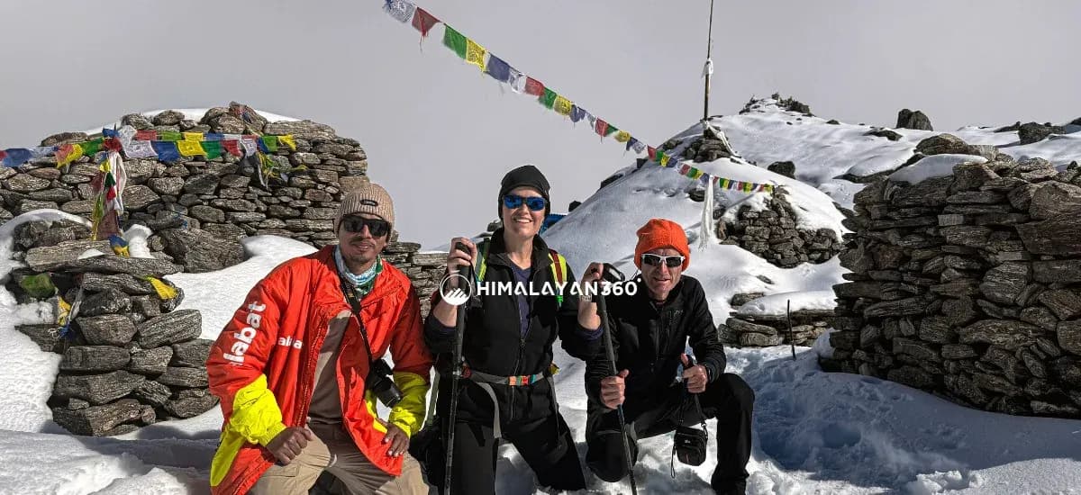 The Langtang valley trail below Kyanjin Gompa