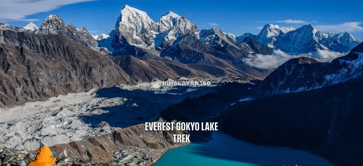 Lake & Mountain View at Everest Gokyo Lake