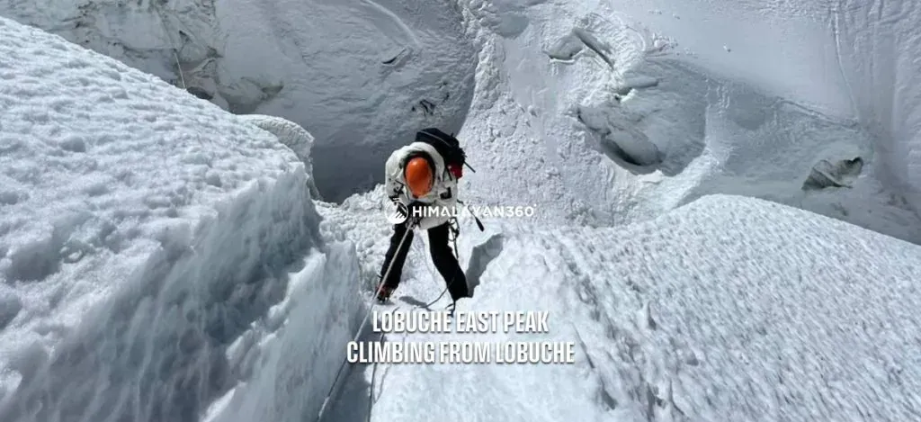 Lobuche East Peak Climbing from Lobuche