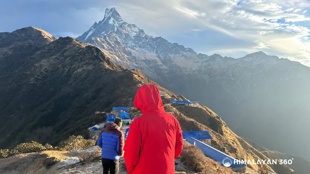 During the Trek to Mardi Himal