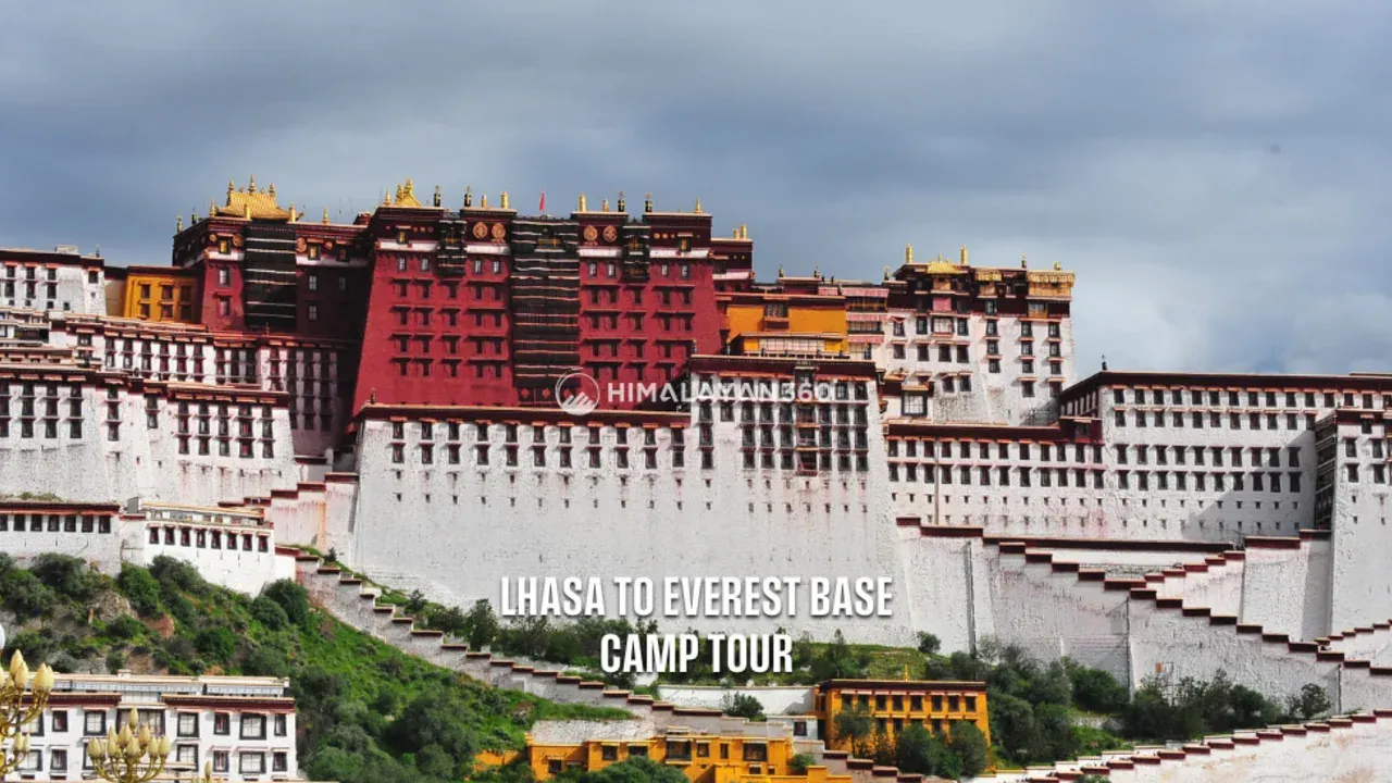 Potala Palace during Lhasa to EBC Tour